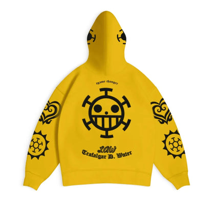 ONE PIECE Men's Hoodie Sweater Heart Pirates Japanese Anime Summer Autumn Boy Children's Long Sleeve Y2k Parent-Child Pack
