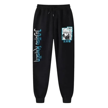 2025 Men's and women's sports pants Japanese anime Jujustu Kaisen printed jogging pants casual pants fitness exercise pants
