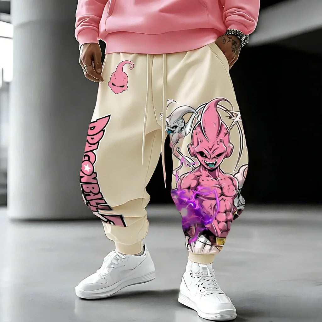 Super Saiyan Majin Buu Anime Dragon Ball Harajuku Men Winter Sports Pants Streetwear Women Casual Leggings Sweatpants Unisex Bot