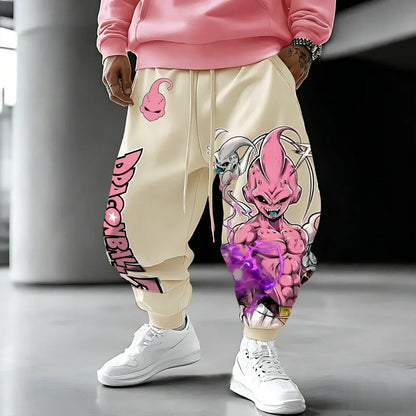 Super Saiyan Majin Buu Anime Dragon Ball Harajuku Men Winter Sports Pants Streetwear Women Casual Leggings Sweatpants Unisex Bot