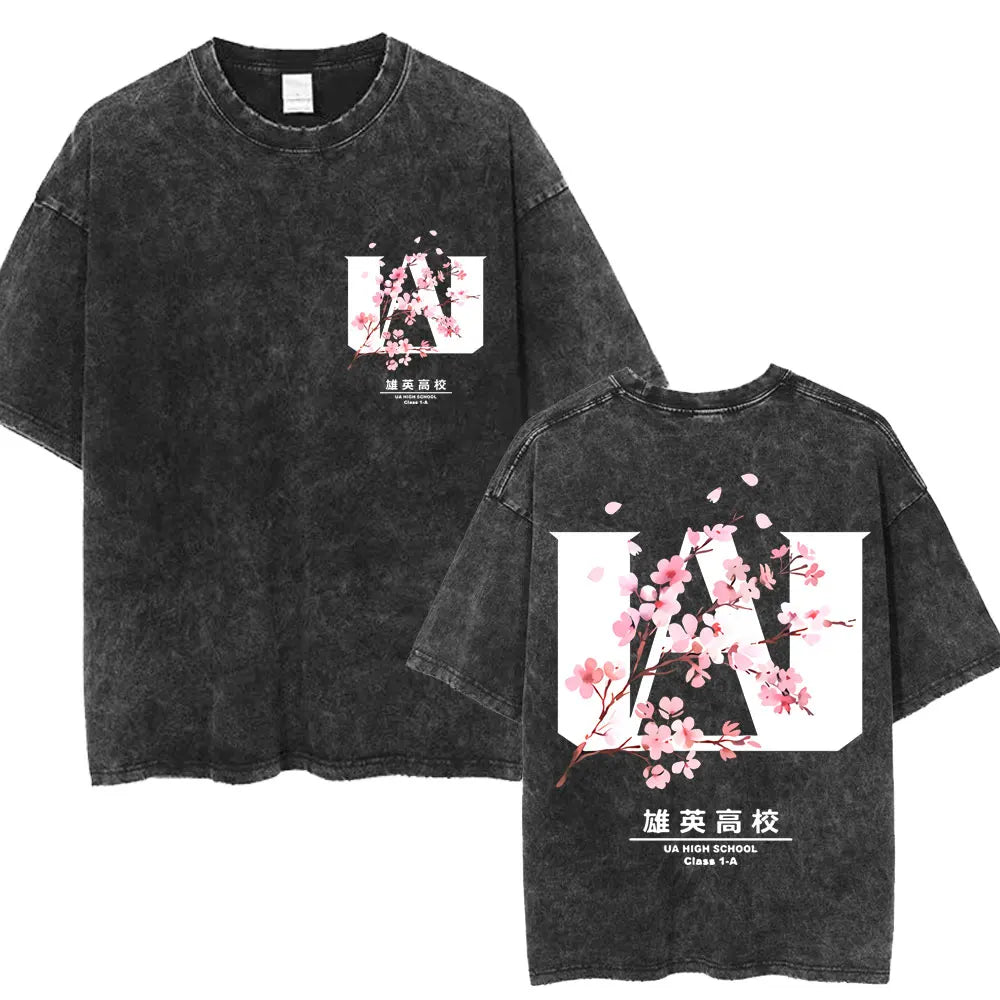 My Hero Academia Graphic Washed T-Shirt Collection