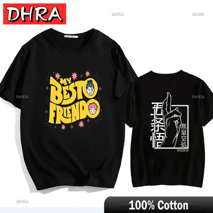 Japanese Jujutsu Kaisen Gojo Anime T-shirt Unisex Manga Gojo Satoru Graphic T Shirts Short Sleeve Tee Y2k T-shirts Cool Tops