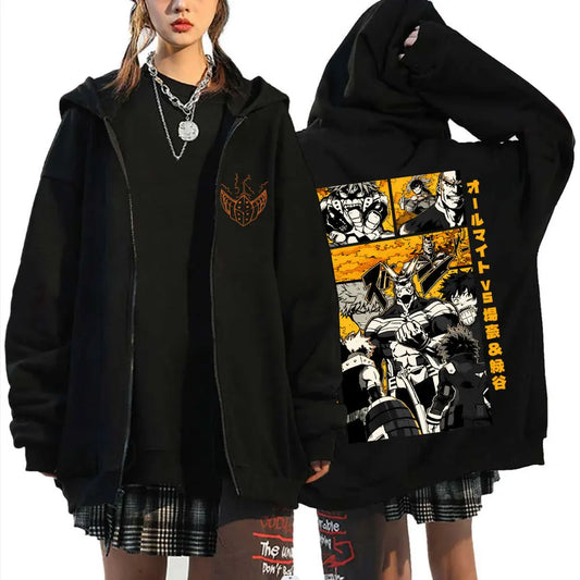 My Hero Academia All Might Zipper Hoodie