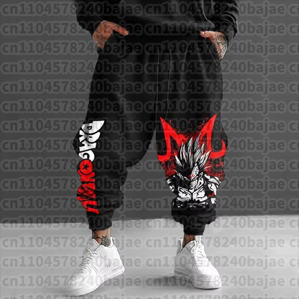 Dragon Ball Men's Pants Sportswear Majin Buu Spring Autumn and Winter Japan Anime Jogger Pants Harajuku Fashion Trousers