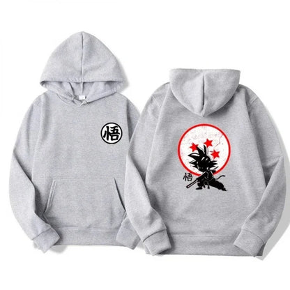 Dragon Ball Hoodie - Premium Cotton, Breathable & Elastic | Stylish Pullover Hoodie | Perfect for Anime, Casual & Leisure!