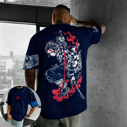 Demon Slayer Anime Graphic T Shirt Man Women Short Sleeve Tee Cotton Streetwear Casual Tops Summer Oversized Fashion Y2k Unisex