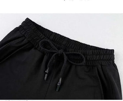 ONE PIECE Animation Luffy Sauron Peripheral Printed Cotton Shorts American Summer Men's Daily Loose Sports Breathable Pants