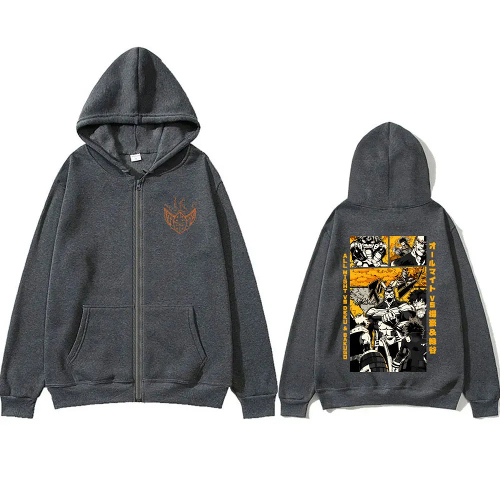 My Hero Academia All Might Zipper Hoodie