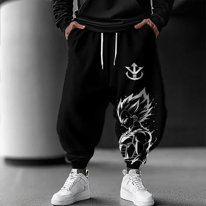 Dragon Ball GOKU Majin Buu Anime Peripheral Trousers American Sports Autumn Men's and Women's Cotton Leggings