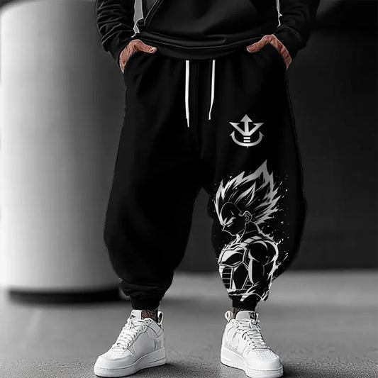 Dragon Ball GOKU Majin Buu Anime Peripheral Trousers American Sports Autumn Men's and Women's Cotton Leggings