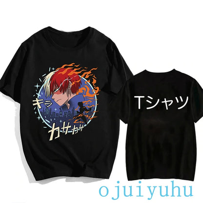 My Hero Academia Black/White T Shirt Collection