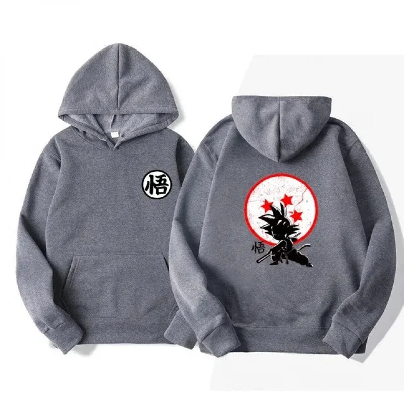 Dragon Ball Hoodie - Premium Cotton, Breathable & Elastic | Stylish Pullover Hoodie | Perfect for Anime, Casual & Leisure!