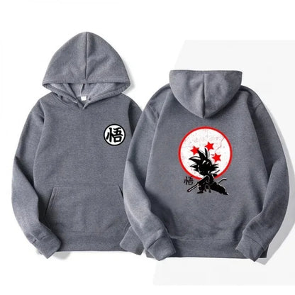 Dragon Ball Hoodie - Premium Cotton, Breathable & Elastic | Stylish Pullover Hoodie | Perfect for Anime, Casual & Leisure!