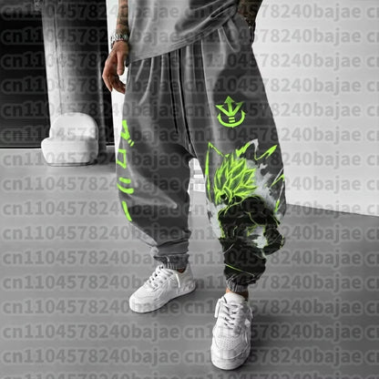 Dragon Ball Men's Pants Sportswear Majin Buu Spring Autumn and Winter Japan Anime Jogger Pants Harajuku Fashion Trousers