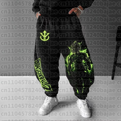 Dragon Ball Men's Pants Sportswear Majin Buu Spring Autumn and Winter Japan Anime Jogger Pants Harajuku Fashion Trousers