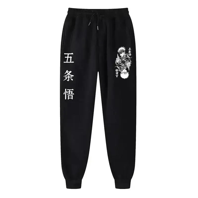 2025 Men's and women's sports pants Japanese anime Jujustu Kaisen printed jogging pants casual pants fitness exercise pants