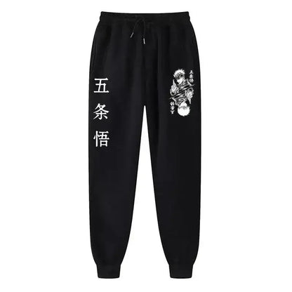 2025 Men's and women's sports pants Japanese anime Jujustu Kaisen printed jogging pants casual pants fitness exercise pants