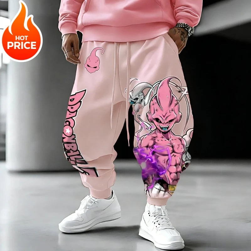 Super Saiyan Majin Buu Anime Dragon Ball Harajuku Men Winter Sports Pants Streetwear Women Casual Leggings Sweatpants Unisex Bot