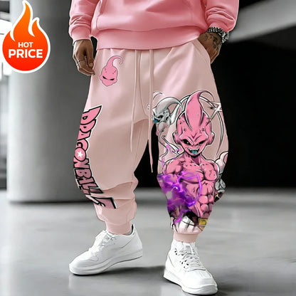 Super Saiyan Majin Buu Anime Dragon Ball Harajuku Men Winter Sports Pants Streetwear Women Casual Leggings Sweatpants Unisex Bot