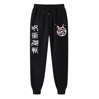 2025 Men's and women's sports pants Japanese anime Jujustu Kaisen printed jogging pants casual pants fitness exercise pants