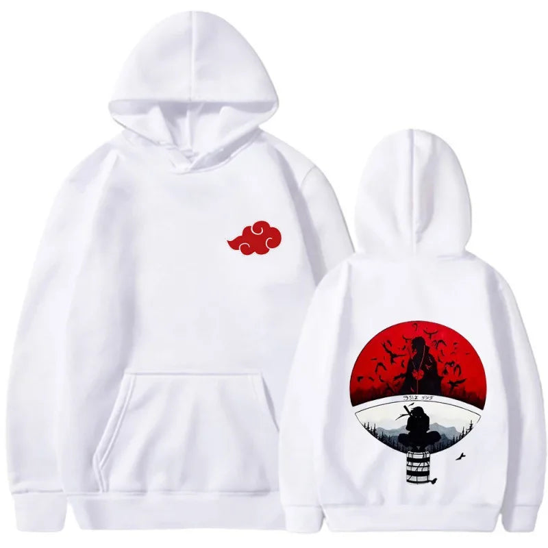 Naruto Akatsuki Cloud Hoodie Unisex Fashion Printed Pullover Autumn & Winter Comfortable Streetwear Best Selling Hip Pop Top