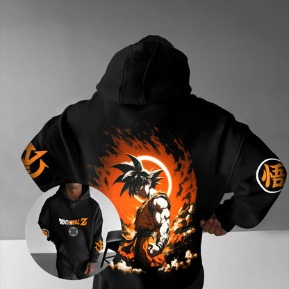Oversized Hoodie Men Women Dragon Ball Goku Anime Graphic Pullover Streetwear Loose Casual Autumn Winter Hooded Sweatshirt Y2k