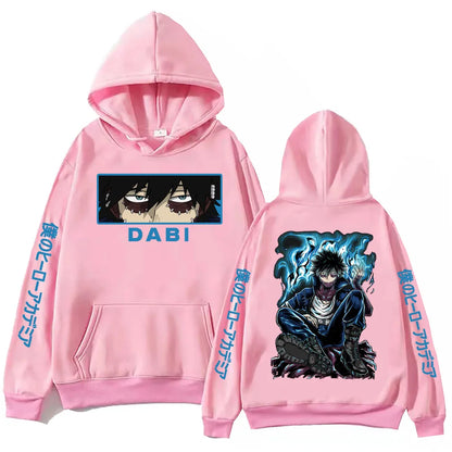 Anime My Hero Academia Dabi Hoodie Harajuku  Pullover Tops Man Woman  new in hoodies & sweatshirts Casual Pullover Sudaderas