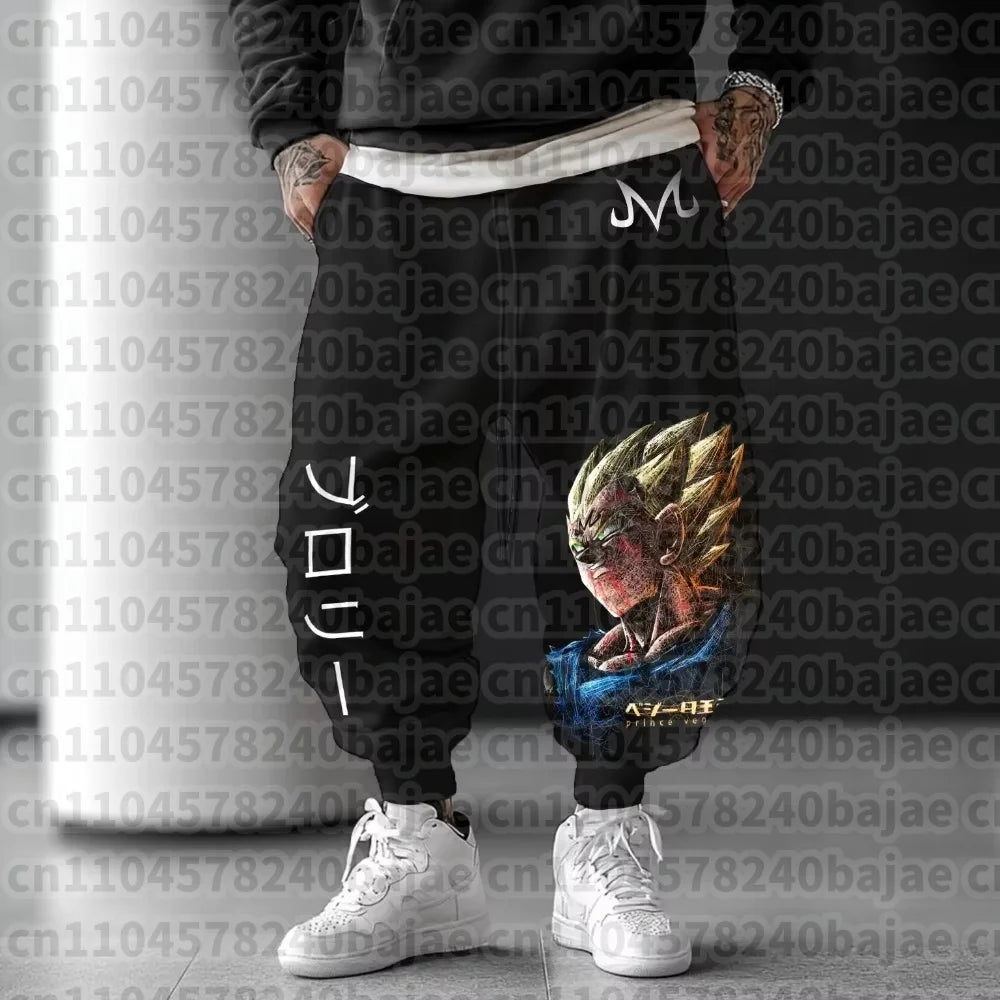 Dragon Ball Men's Pants Sportswear Majin Buu Spring Autumn and Winter Japan Anime Jogger Pants Harajuku Fashion Trousers
