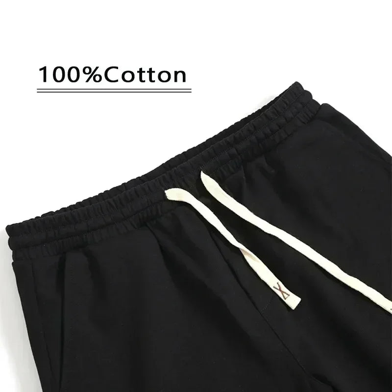 ONE PIECE Anime Luffy Peripheral Printed Cotton Shorts 2025 Korean Summer Men's Daily Loose Sports Breathable Pants