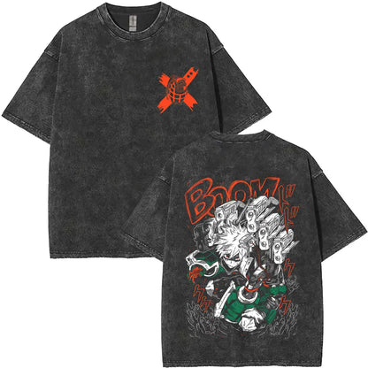 My Hero Academia Graphic Washed T-Shirt Collection