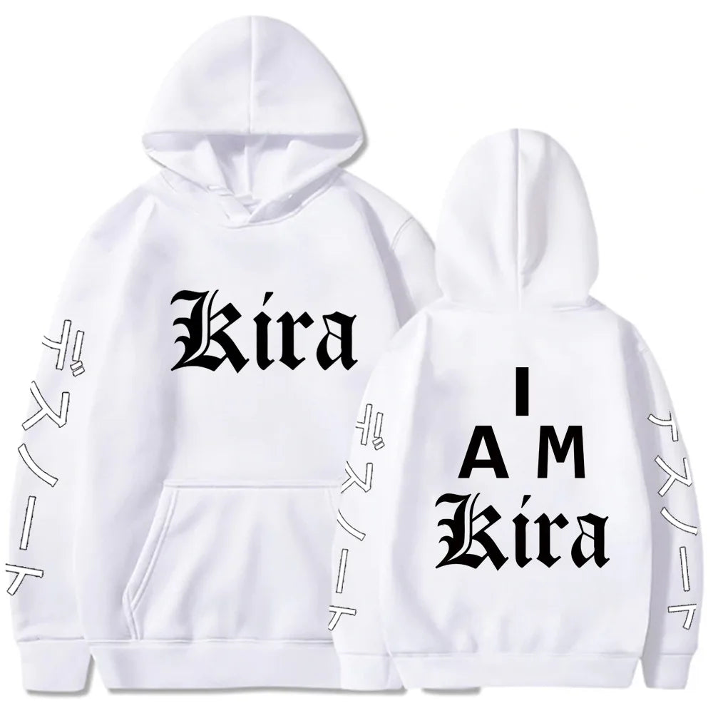 Death Note Hoodies Spring MenHoodies Boys Harajuku Girl Hip Hop Pullover Fancy Music Gift Casual Loose Comfortable Sweatshirt