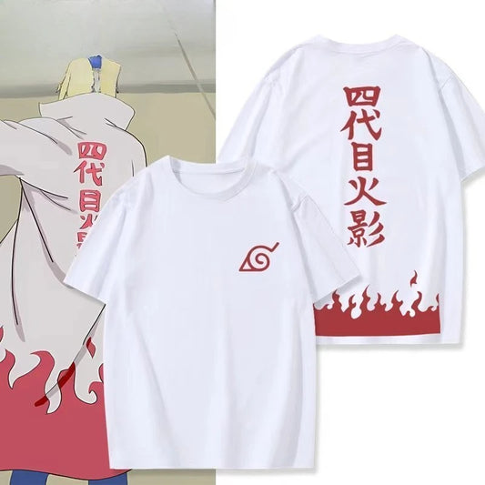 Naruto Animation Generation IV Surrounding The Same Cos Short Sleeve T-shirt Naruto Anime Printed T-shirt