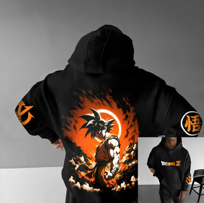 Oversized Hoodie Men Women Dragon Ball Goku Anime Graphic Pullover Streetwear Loose Casual Autumn Winter Hooded Sweatshirt Y2k