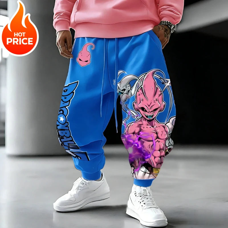 Super Saiyan Majin Buu Anime Dragon Ball Harajuku Men Winter Sports Pants Streetwear Women Casual Leggings Sweatpants Unisex Bot