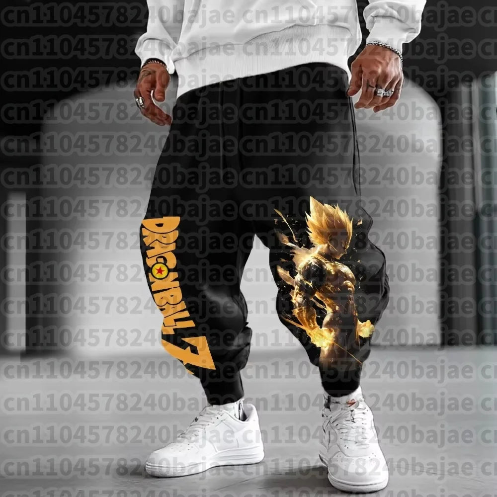 Dragon Ball Men's Pants Sportswear Majin Buu Spring Autumn and Winter Japan Anime Jogger Pants Harajuku Fashion Trousers