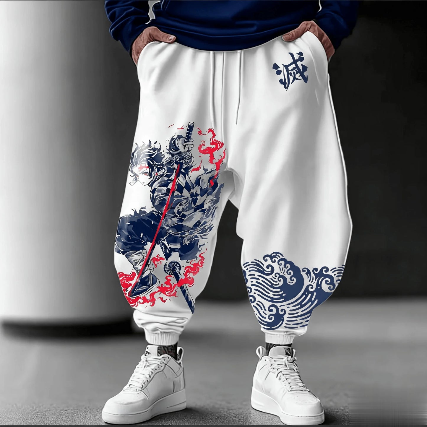 Kimetsu No Yaiba Tanjiro Anime Men Women Sweatpants Cartoon Print Casual Pants Streetwear Trousers Sportswear Y2k Autumn Fashion