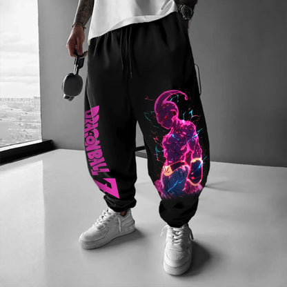 Dragon Ball GOKU Majin Buu Anime Peripheral Trousers American Sports Autumn Men's and Women's Cotton Leggings
