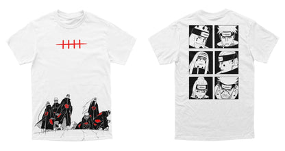 Naruto Pain Akatsuki Six Paths Manga Graphic T-Shirt Men Women Anime Casual Cotton Streetwear Fans Top