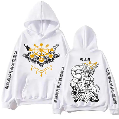 Anime Jujutsu-Kaisen Mahoraga Hoodie Man Woman Harajuku Long Sleeve Pullover Tops