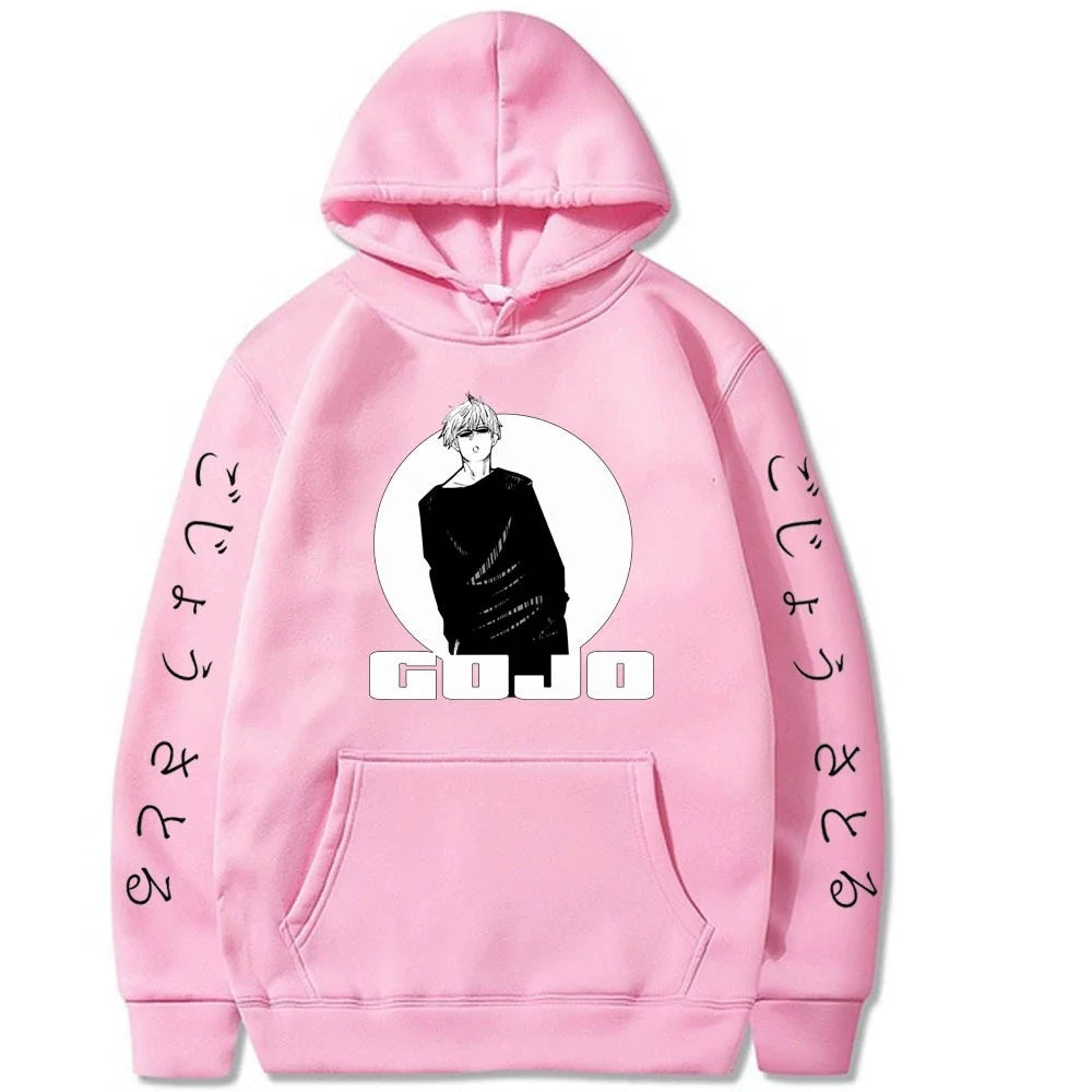 Jujutsu Kaisen Satoru Gojo Spell Battle: Spring and Autumn Men's Fashion Leisure Versatile Hoodie