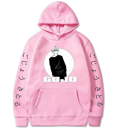 Jujutsu Kaisen Satoru Gojo Spell Battle: Spring and Autumn Men's Fashion Leisure Versatile Hoodie