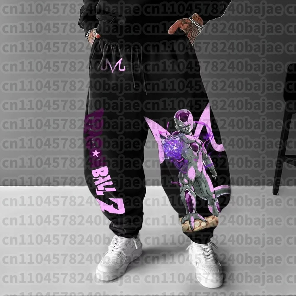 Dragon Ball Men's Pants Sportswear Majin Buu Spring Autumn and Winter Japan Anime Jogger Pants Harajuku Fashion Trousers