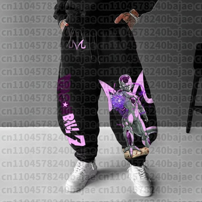 Dragon Ball Men's Pants Sportswear Majin Buu Spring Autumn and Winter Japan Anime Jogger Pants Harajuku Fashion Trousers