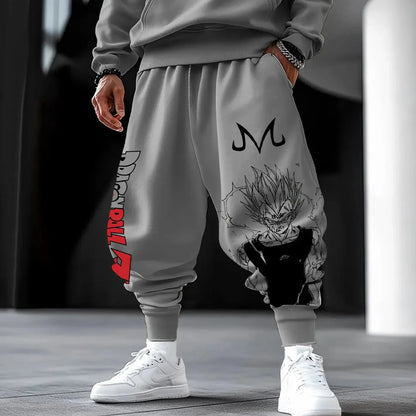 New Autumn Winter Y2k Dragon Ball Z Men's Sports Pants Streetwear Anime Print Joggers Trousers Harajuku Casual Gym Sweatpants
