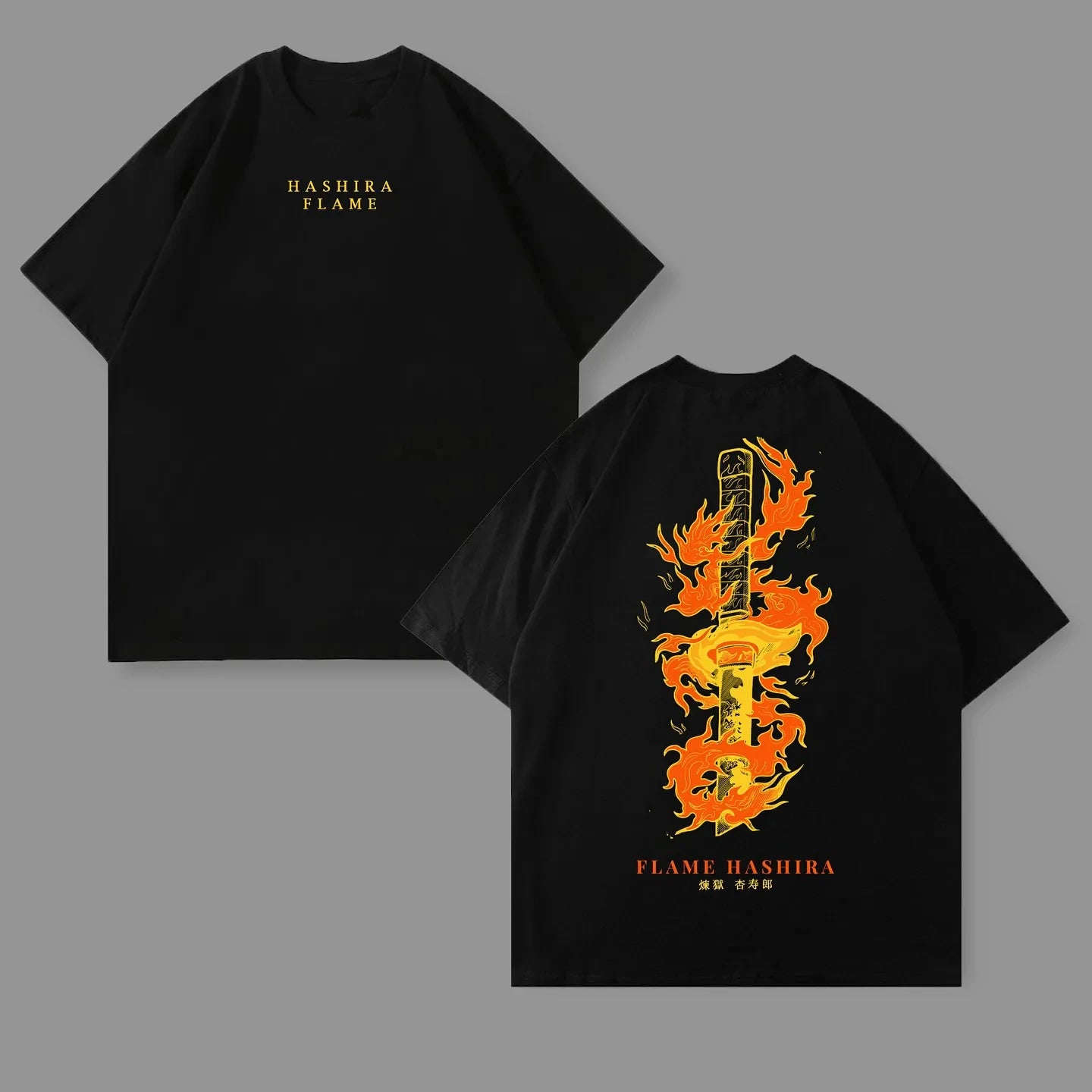 Demon Slayer Kokushibo Anime Printed T-shirt 2025 Men's and Women's Summer New Harajuku Fashion Casual Loose Parent Child Top