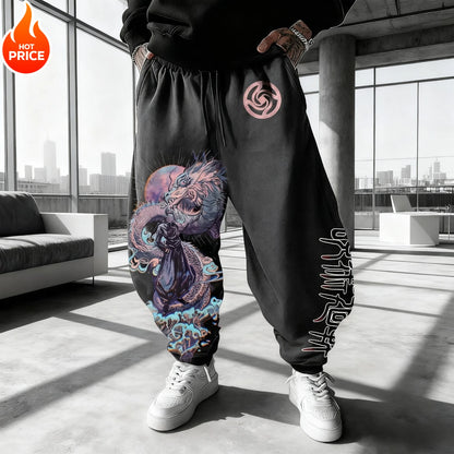 2026 Anime Jujutsu Kaisen Gojo Satoru Harajuku Men Winter Cotton Pants Streetwear Women Casual Leggings Sweatpants Unisex Bottom