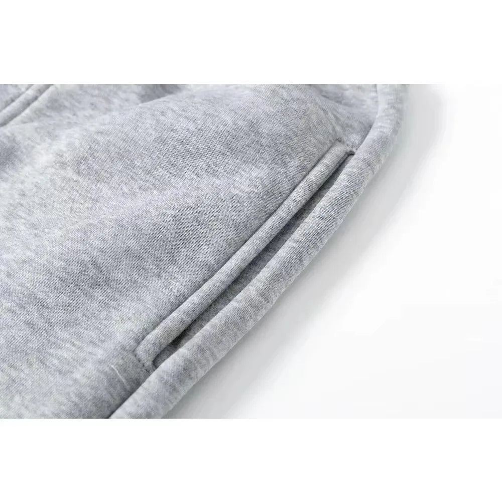 New Demon Slayer Anime Akaza Super Cool Sweatpants Autumn and Winter Men's Loose Casual Japanese Harajuku Pure Cotton Pants