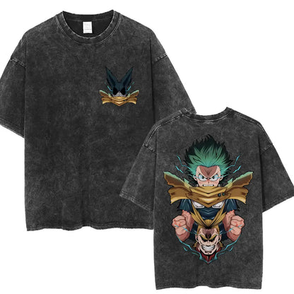 My Hero Academia Graphic Washed T-Shirt Collection