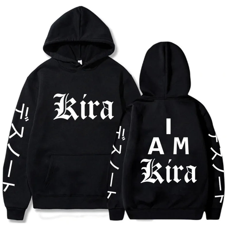 Death Note Hoodies Spring MenHoodies Boys Harajuku Girl Hip Hop Pullover Fancy Music Gift Casual Loose Comfortable Sweatshirt