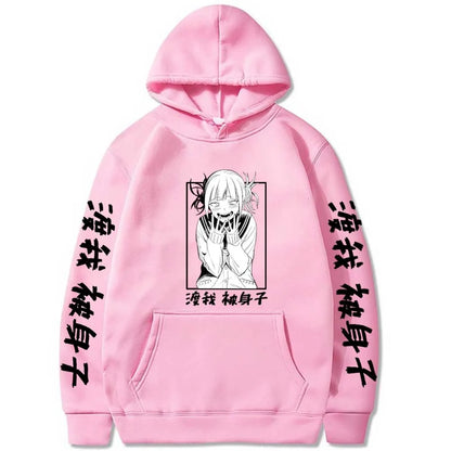 My Hero Academia Himiko Toga Design Pullover Men's Fleece Hoodies Japanese Anime Graphic Autumn Winter Fleece Streetwear Tops